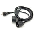 euro extension cord with worldwide certificates power cords extesion cords VDE /UC/SAA/KC/IMQ